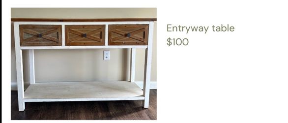Entry Way Table