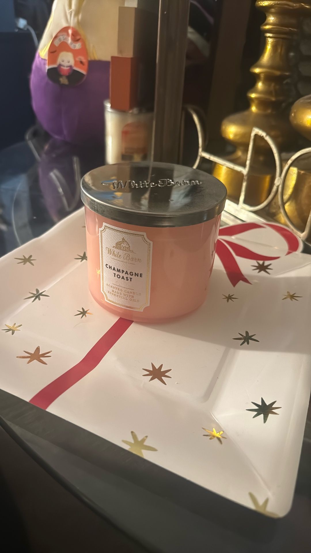 Candle Champagne Toast Bath N Body