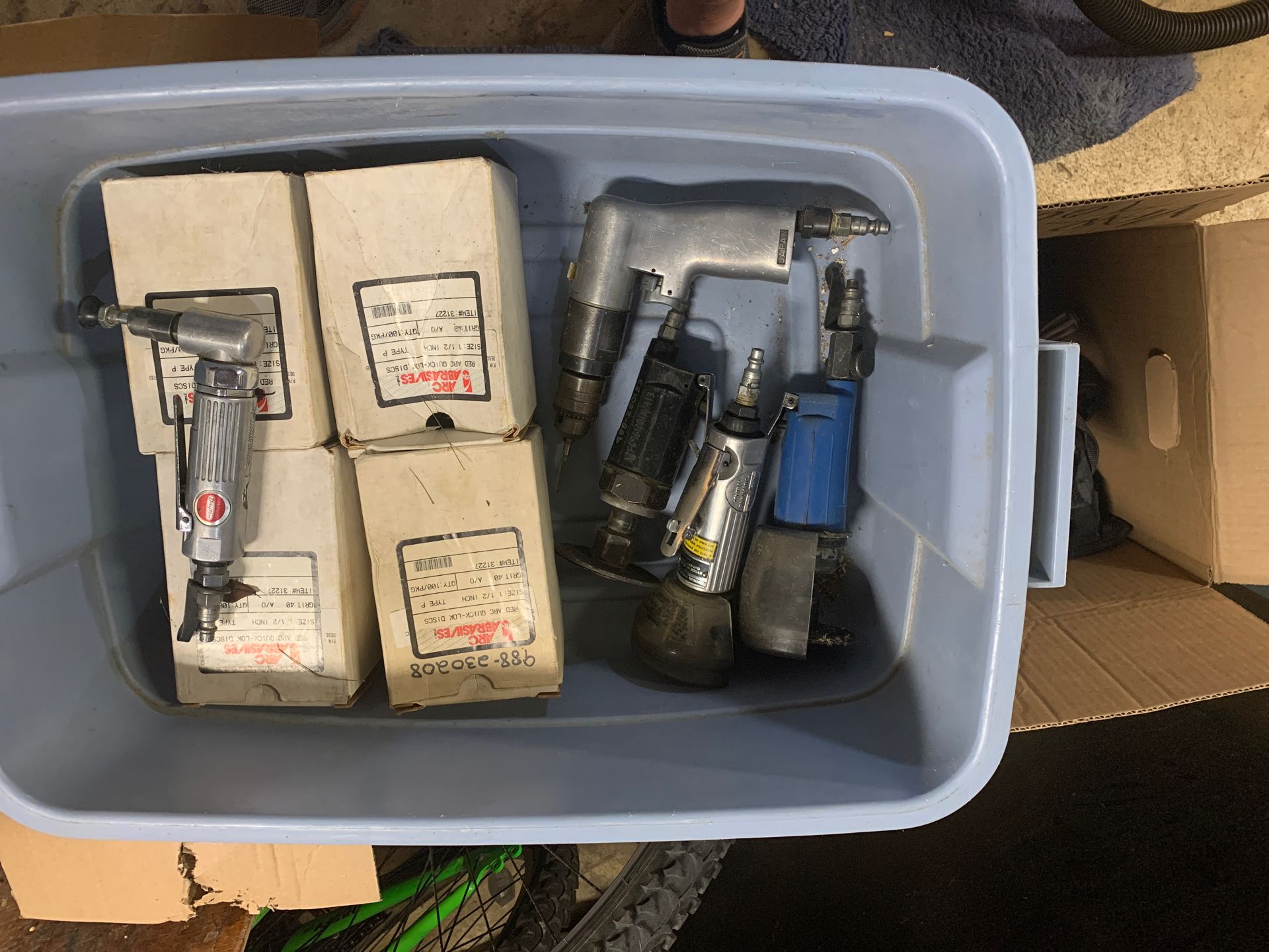 Pneumatic tools.