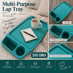 Multi-Purpose Lap Tray with Cup Holder