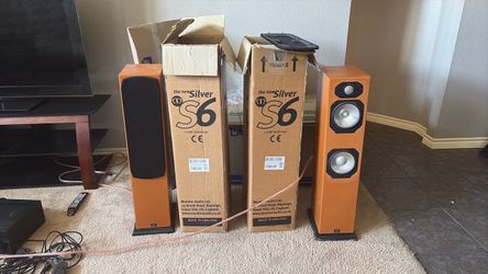 Silver S6 speakers