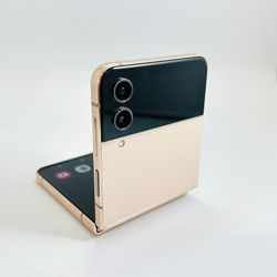 Samsung Galaxy ZFLIP 256GB UNLOCKED GOLD Fully Functional