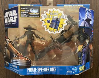 Star Wars 2010 Cad Bane And Speeder Bike Set