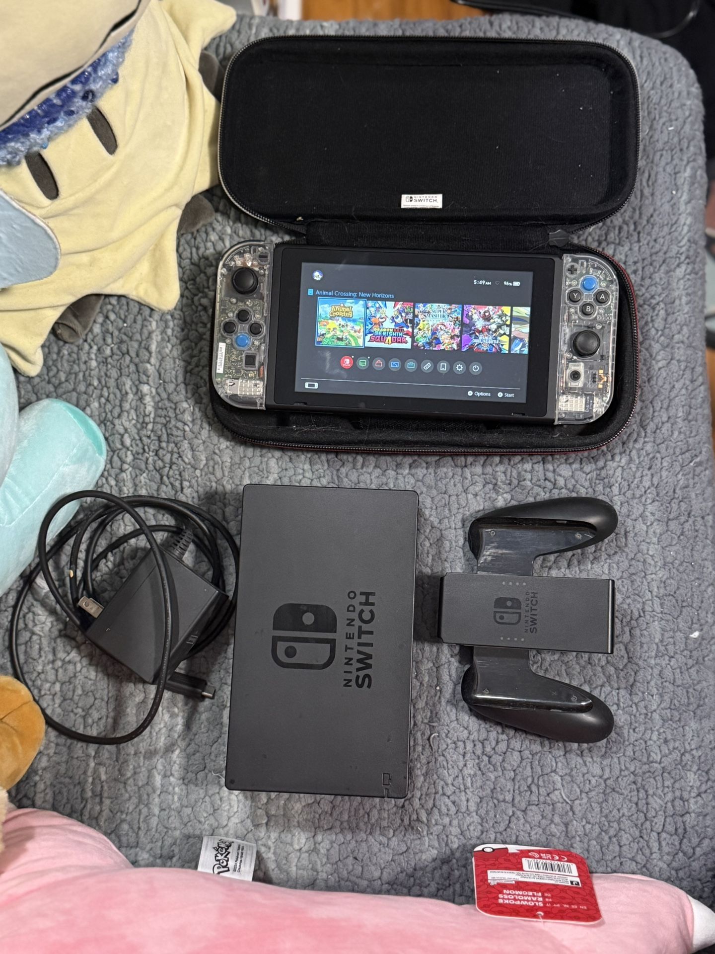 Clear Nintendo Switch