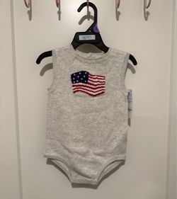 Carter’s Child of Mine American Flag Bodysuit