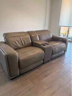 Leather couch