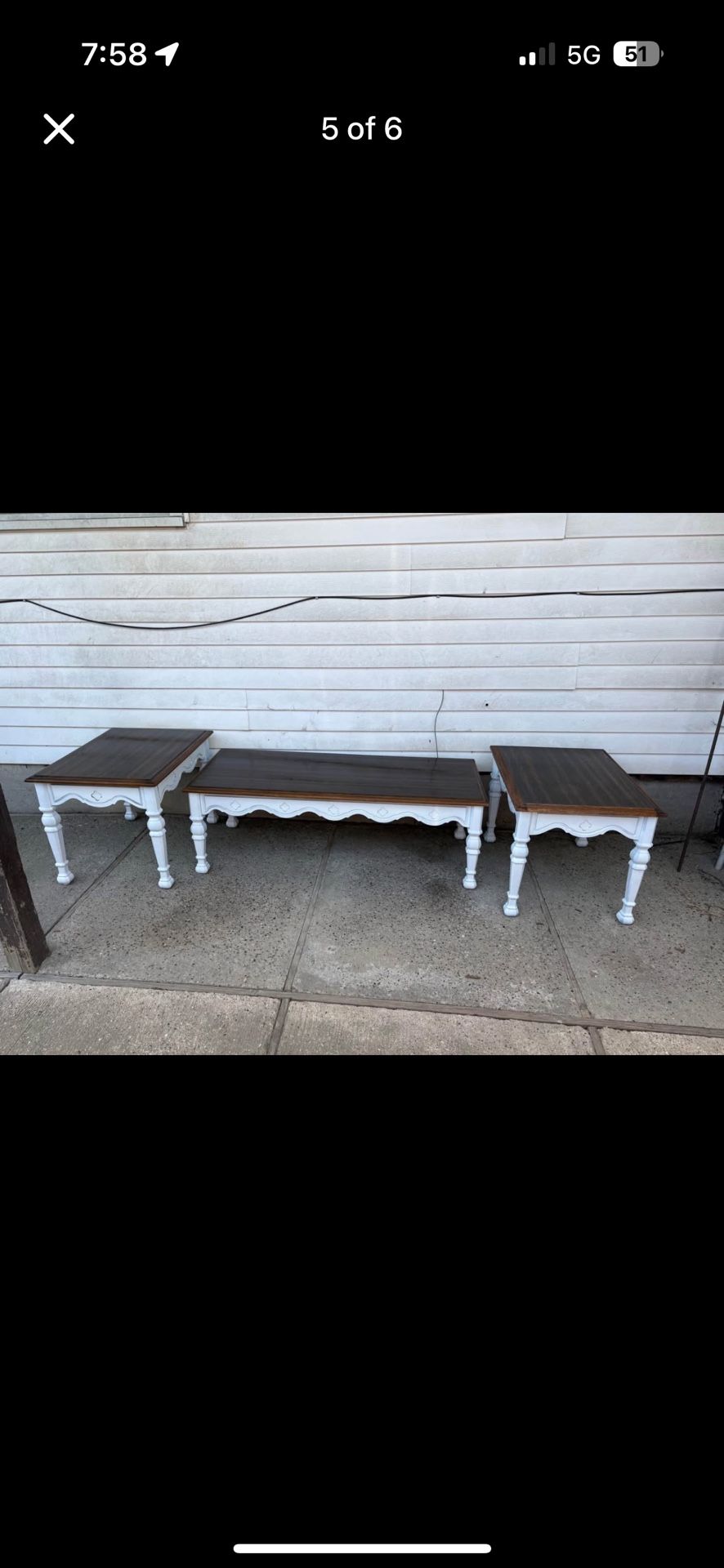 Coffee And End Tables Set
