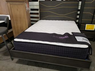 New queen size bed frame tax included