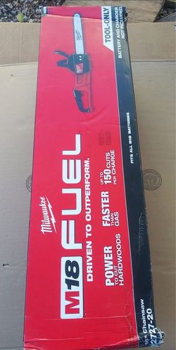 MILWAUKEE M18 FUEL 16” CHAIN SAW TOOL ONLY