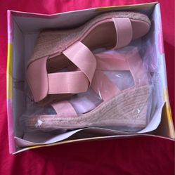Pink Wedges (Sandals)