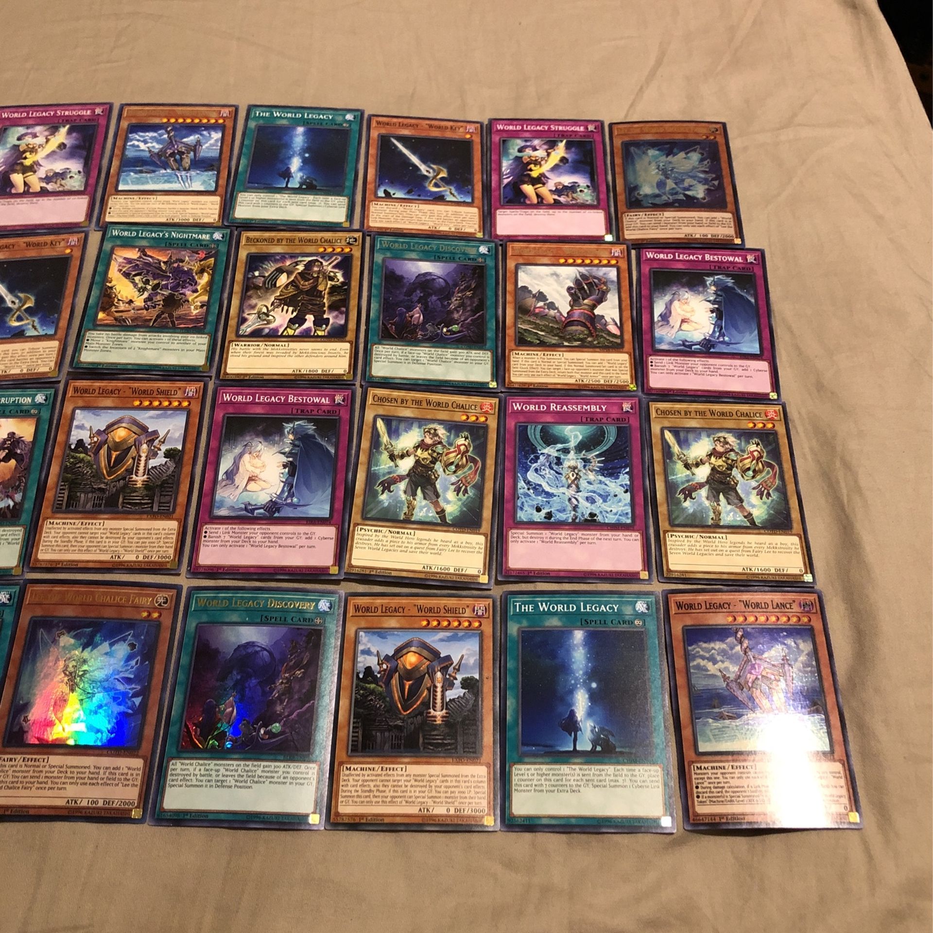 Yugioh World Legacy/World Chalice Deck