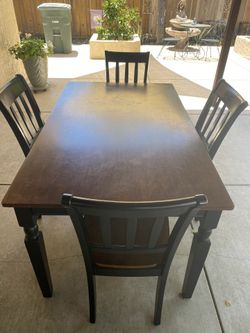 Dining Table With 4 Chairs