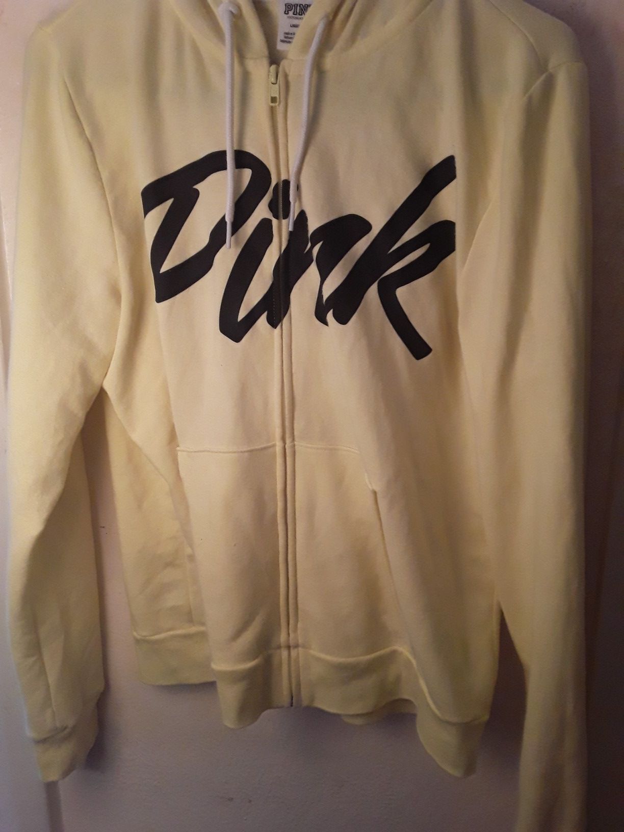 Victoria's secret pink hoodie size large