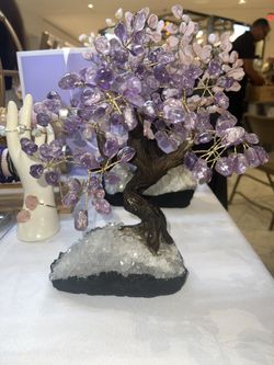 Amethyst Tree - Geode Crystal Gemstone Brazilian Christmas Gift