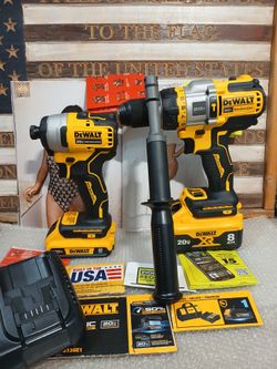 NEW DEWALT 20V BRUSHLESS DRILLS KIT 