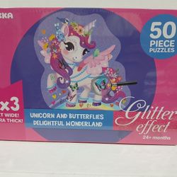 Puzzle Game With Glitter Effects 