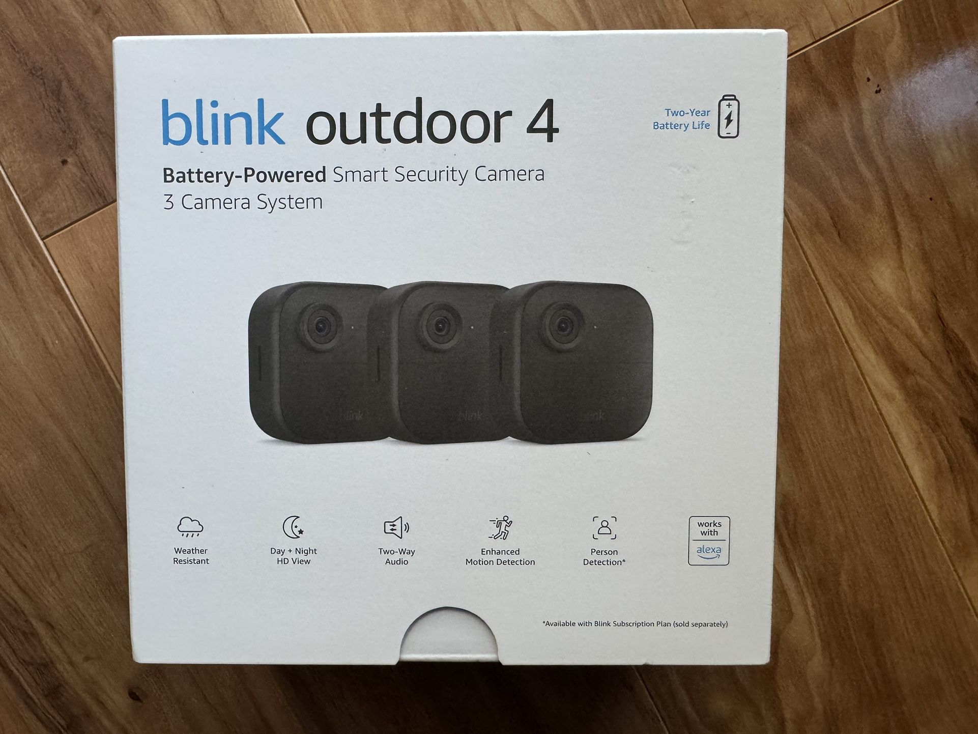 Brand New Unopened Blink Outdoor 4 Security Camera Pack Of 3