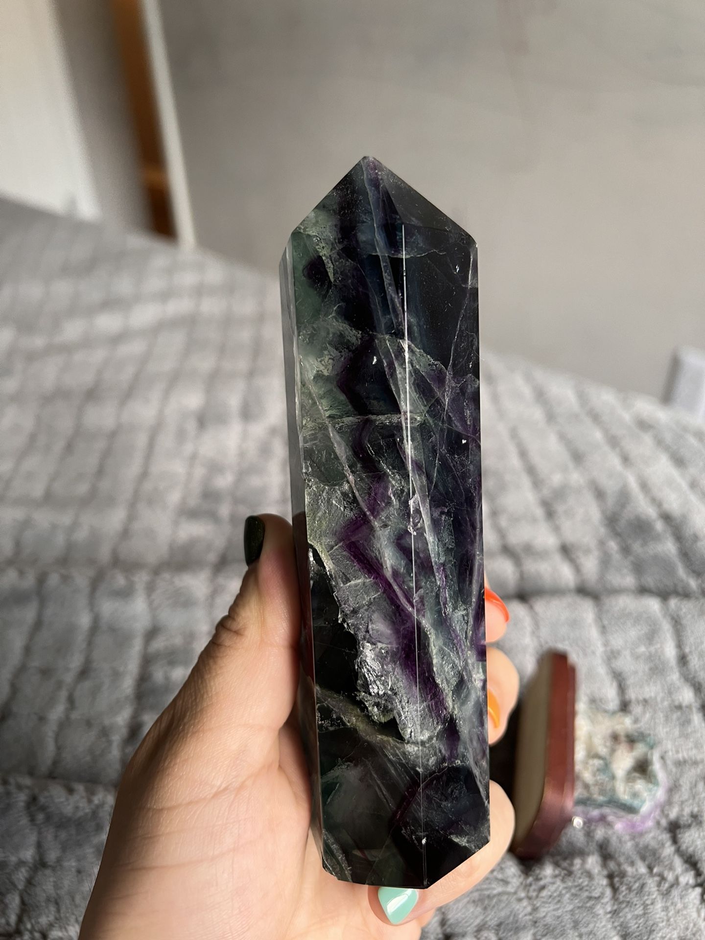 FLUORITE AND AMETHYST CRYSTALS