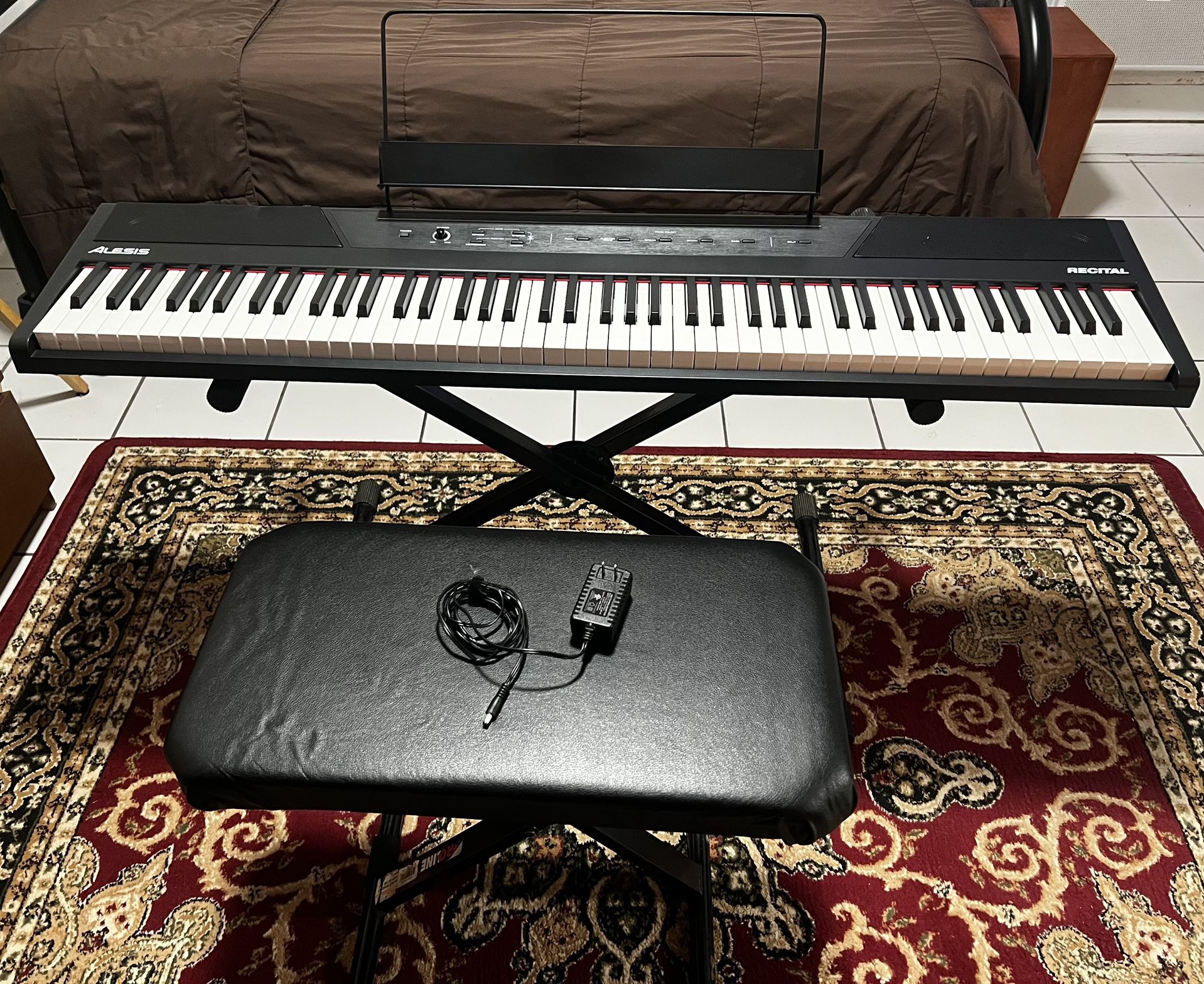 Alesis Recital Musical Keyboard Bundle