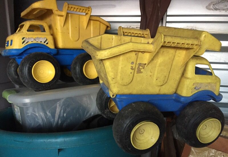 Yellow Plastic Tonka Dump Trucks