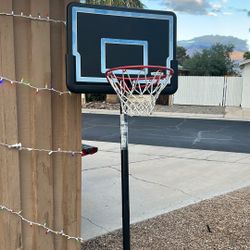 Basket Ball Hoop Goes About 8 Feet Tall 