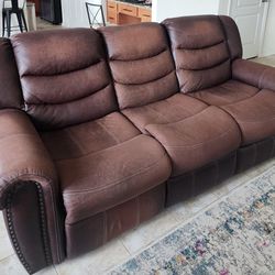 Sofa Set - with loveseat & rotating single chair
