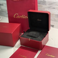 Cartier Watch Box New With Accessories 