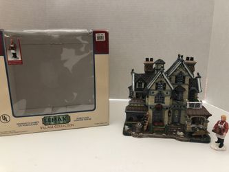 Lemax Porcelain Flower Shop with figurine