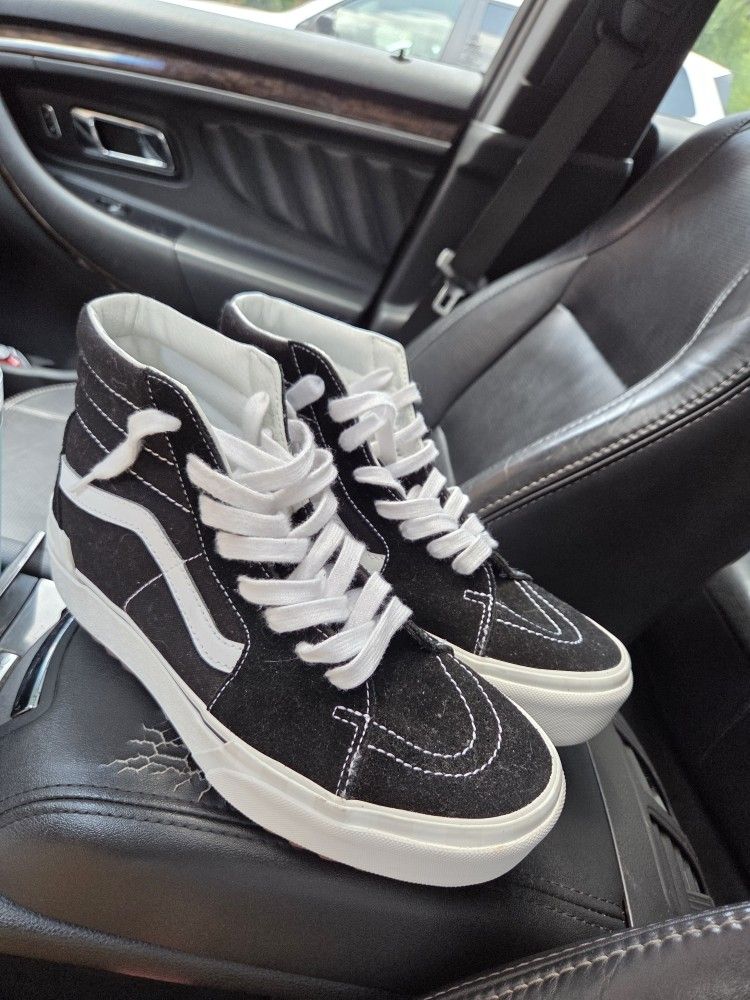 Black Platform VANS