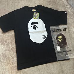 Bape Tee / Black On White
