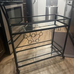 2 Tier Serving Cart/ Bar Cart