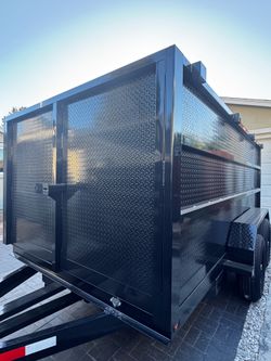 New 12ft Long Hydraulic Dump Trailer