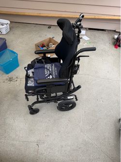 Wheelchair, Tilt In Space, 410mm (16in.), Scripted, Quickie, SR45 (SWL120kg)