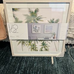 NEW 2-Piece Beach Framed Set, $40