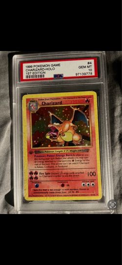 1999 Pokémon Base Set 1st Edition Charizard Holo #4