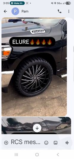 24 Inch Rims With Low Profile Mud Tires