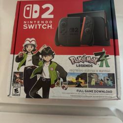 New Sealed Nintendo Switch 2 + Pokémon Legends: Z-A for Nintendo Switch 2 Edition Bundle