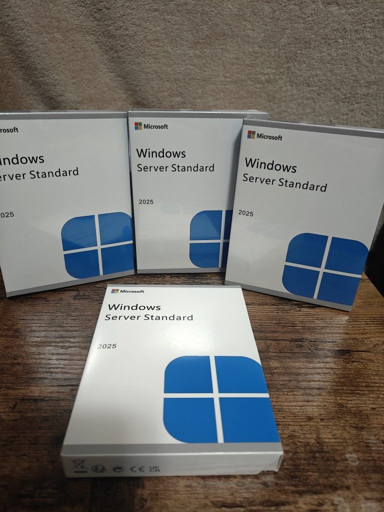 Windows Server 2025 Standard - NEW & Sealed Box Product USB Install