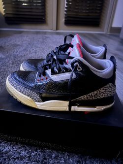 Jordan 3 black cement size 9.5