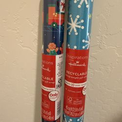 2 Wrapping Paper Rolls