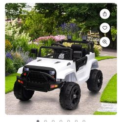 12 Volt Power Wheel Jeep.  W/remote Control