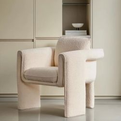 2 Brayden Studios Boucle Armchairs