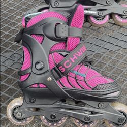 Rollerblades adjustable size 1-4, fit shoe size 1, 2, 3, 4