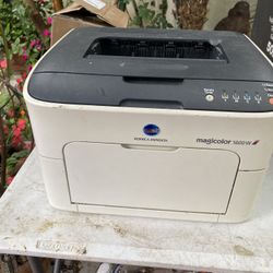 konica minolta magicolor 1600w color laser printer