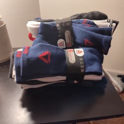 Reeboks Cotton Crew Socks Six Pack