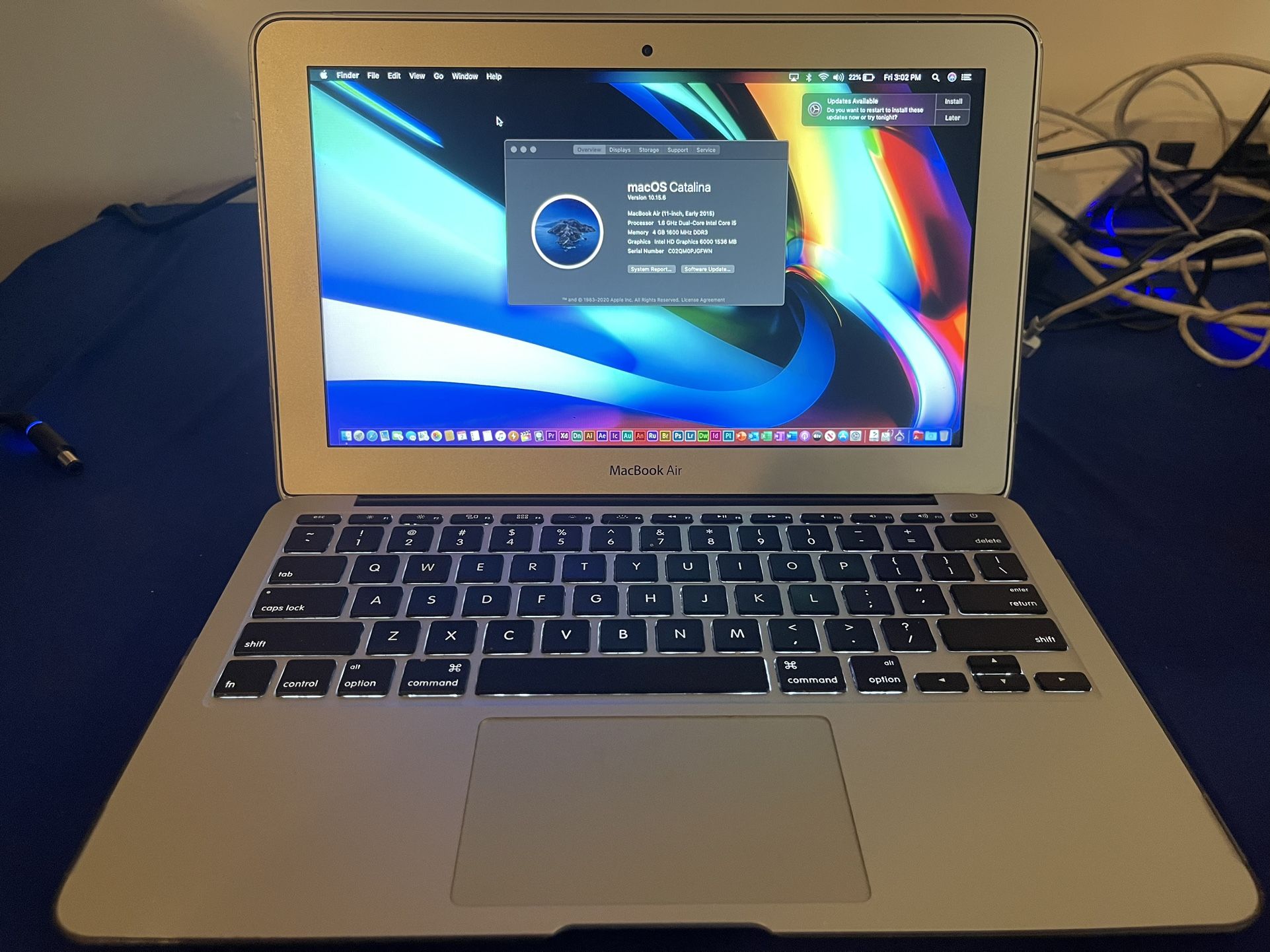 MacBook Air 2015.  11 Inch Screen 