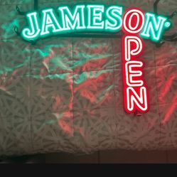 JAMESON NEON OPEN SIGN
