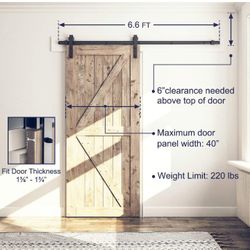Sliding Barndoor Hardware Kit
