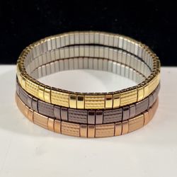 Milor Stainless Steel Stretchable Bracelets Never Used Open Box 3 Total 