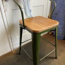 Green Counter Chairs / Stools